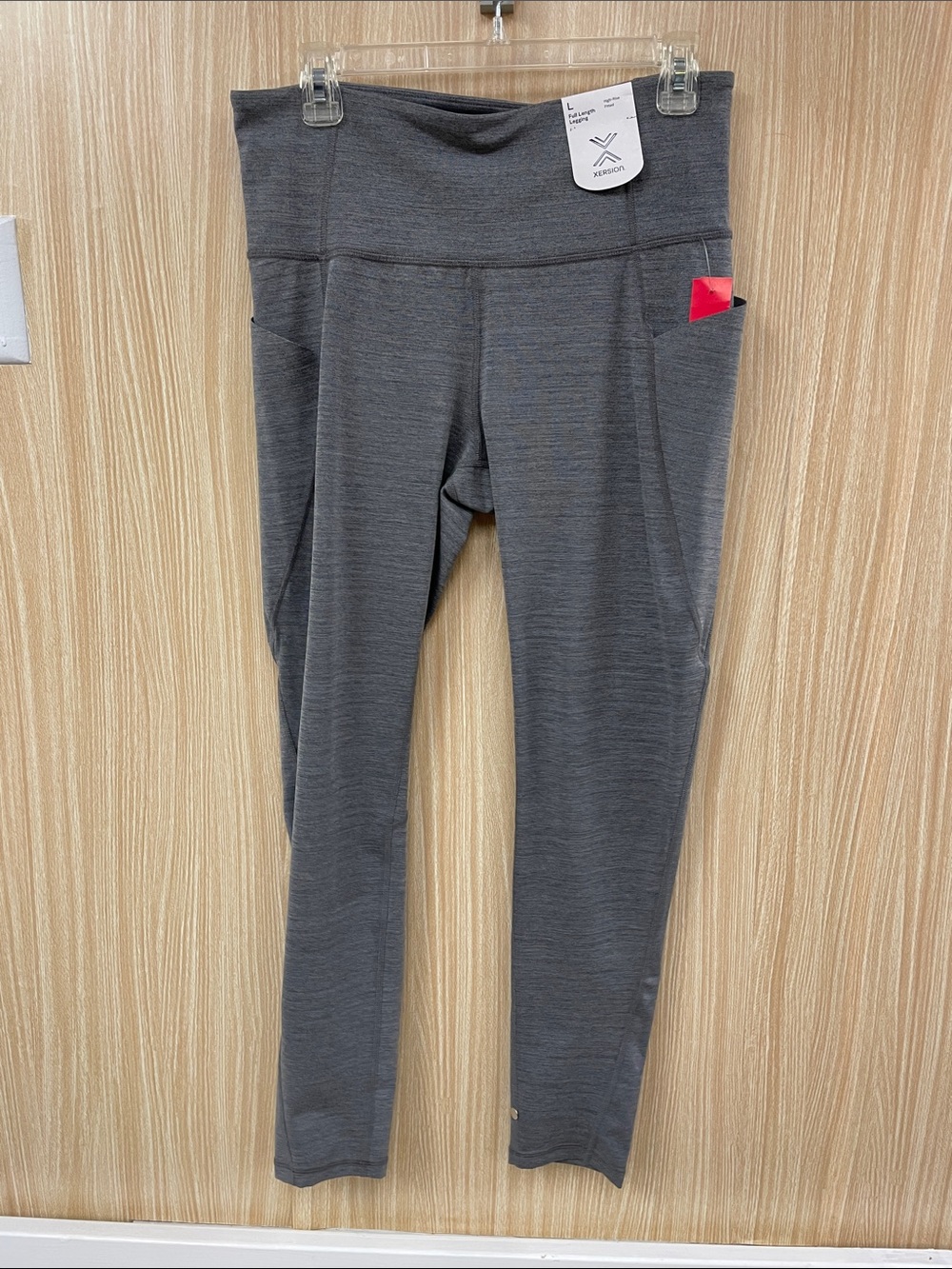 Xersion gray space dye leggings size Large NEW